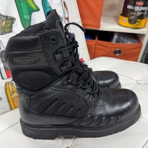 Harley-Davidson Black Leather Motorcycle Boots